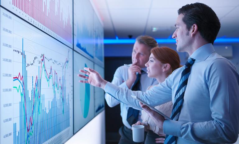 Up to 50% of the cost base usually consists of pure technology costs.
