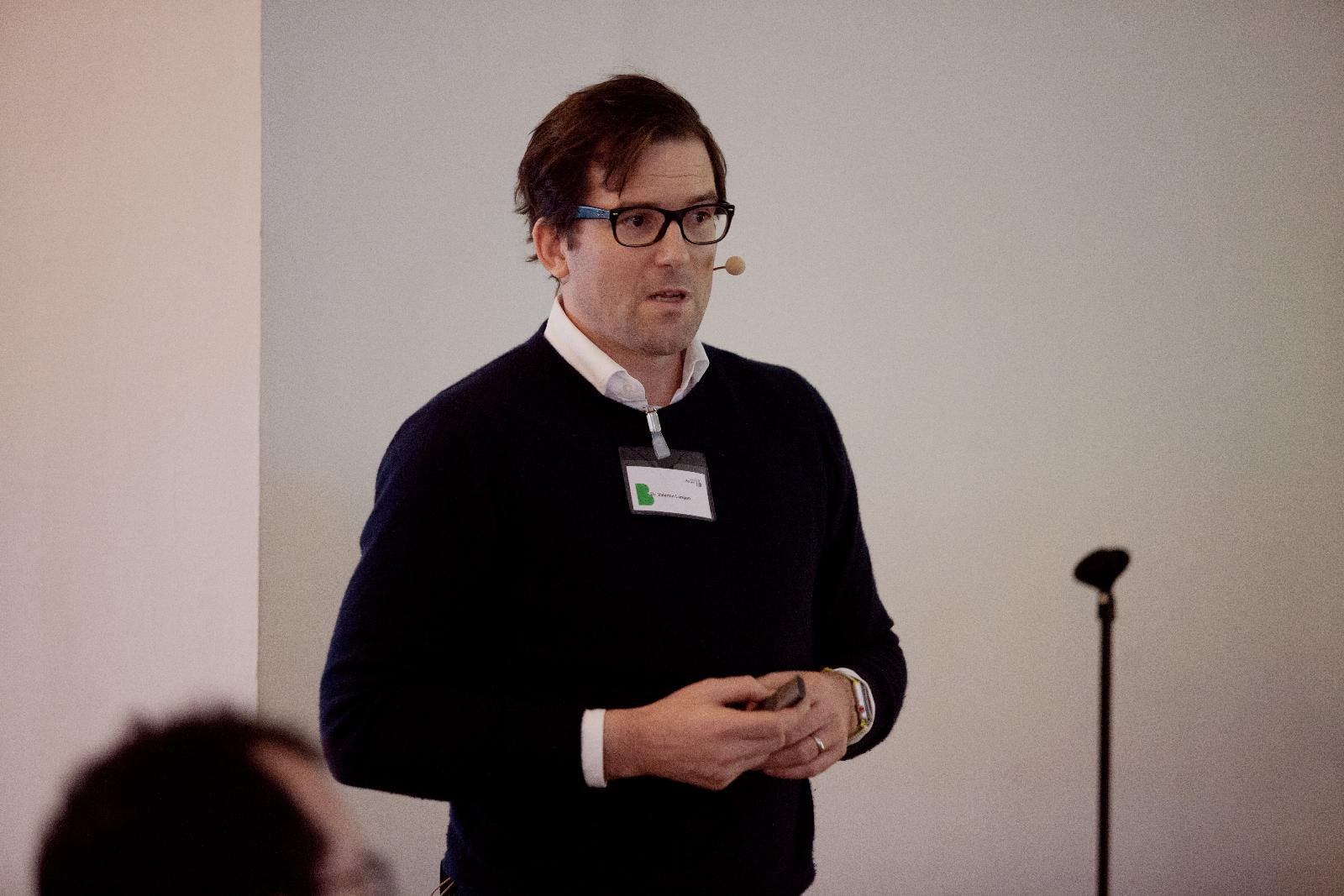 Keynote speaker Dr. Valentin Langen presented his view on the role of the CTO as a Chief Disruption Officer