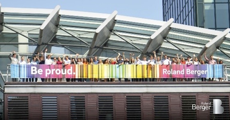 Pride Week celebrations at Roland Berger in 2019