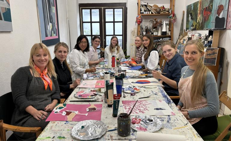 Creative session with the other HERizon Weeks participants