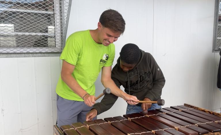 After-School Program (ASP) – Learning how to play the marimba