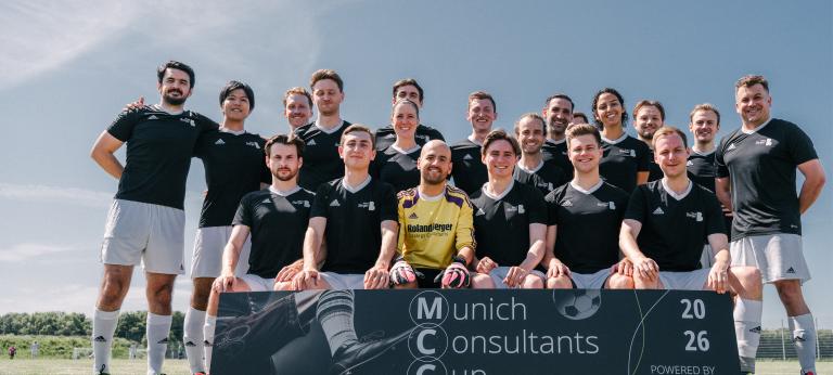 Reo joining the Munich Consulting Cup together with other Roland Berger colleagues