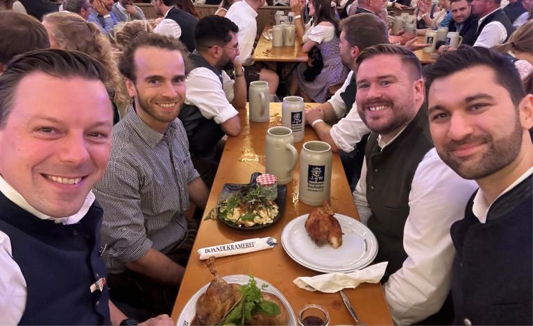 Mentor-Mentee welcoming event at Oktoberfest ('Oide Wiesn')