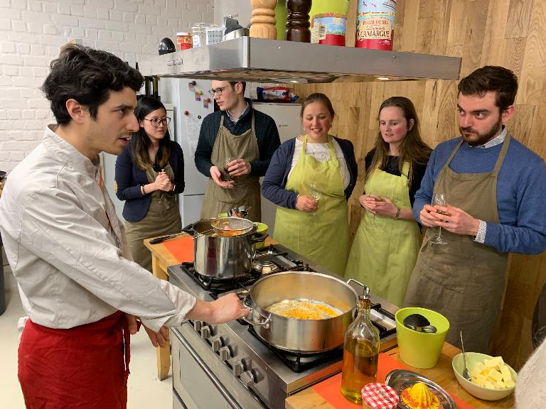 Cooking Class for one of our recruiting events