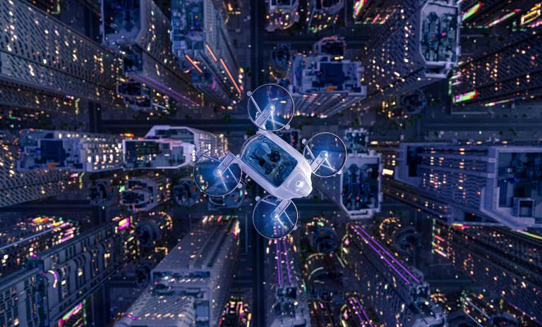 eVTOL aircraft for passenger air taxi