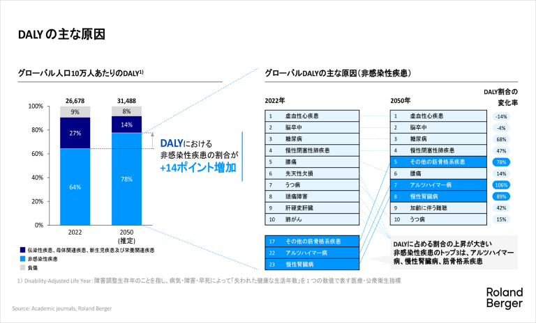 DALY の主な原因