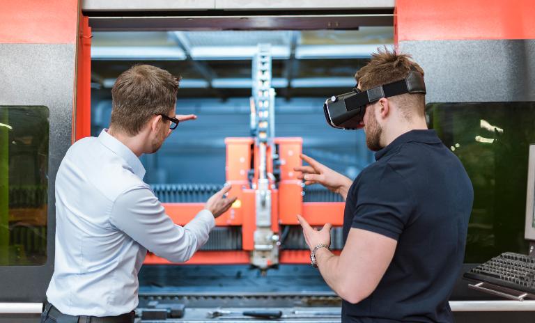 VR technology in engineering and production