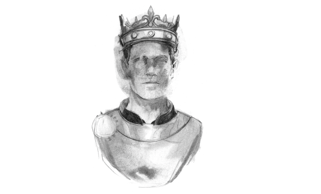 An illustration of William Shakespeare’s character Henry V.