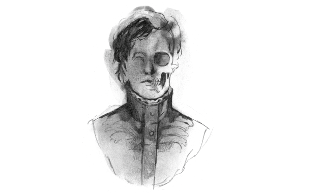 An illustration of William Shakespeare’s character Hamlet.