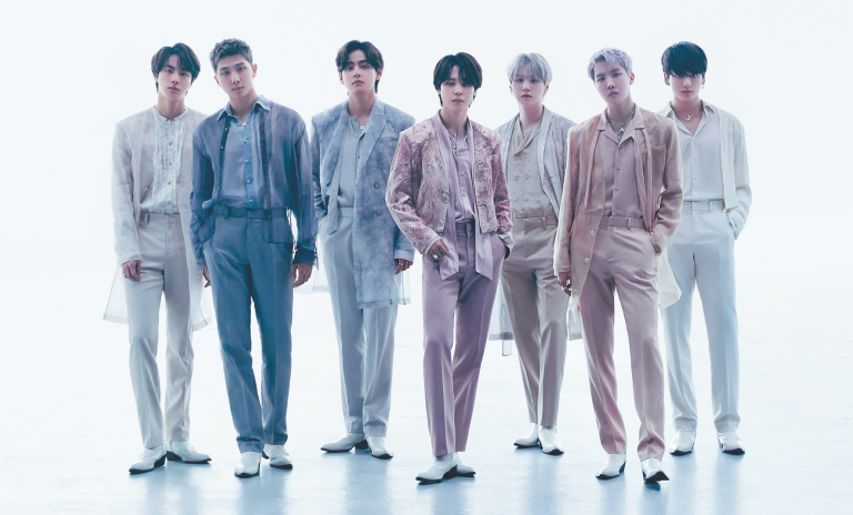 Ein Foto von der K-Pop-Gruppe BTS.