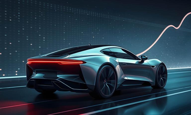 Car driving fast - SME Studie