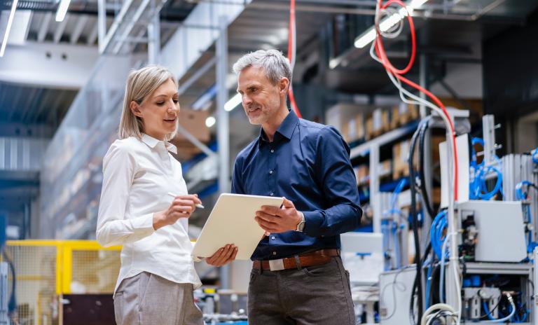 Sales situation in an industrial complex