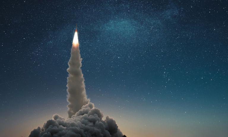 Raketenstart, Aufholjagd im All