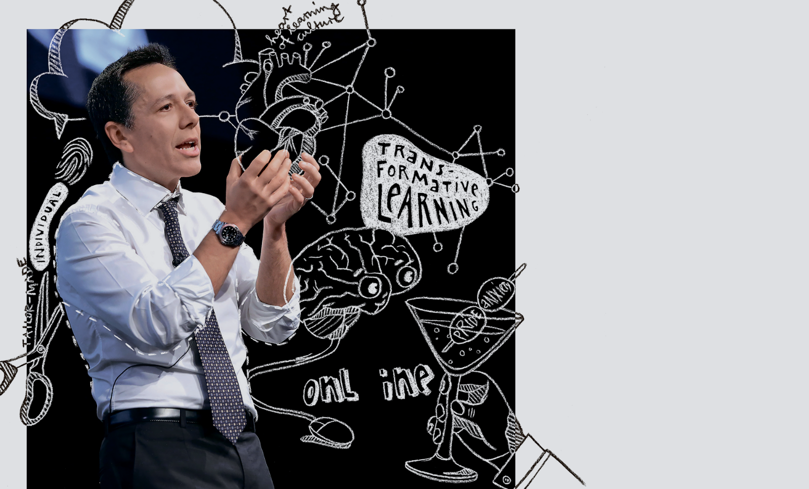 AT THE HEART OF THE MATTER Gianpiero Petriglieri believes real change begins by unlearning what you know.
