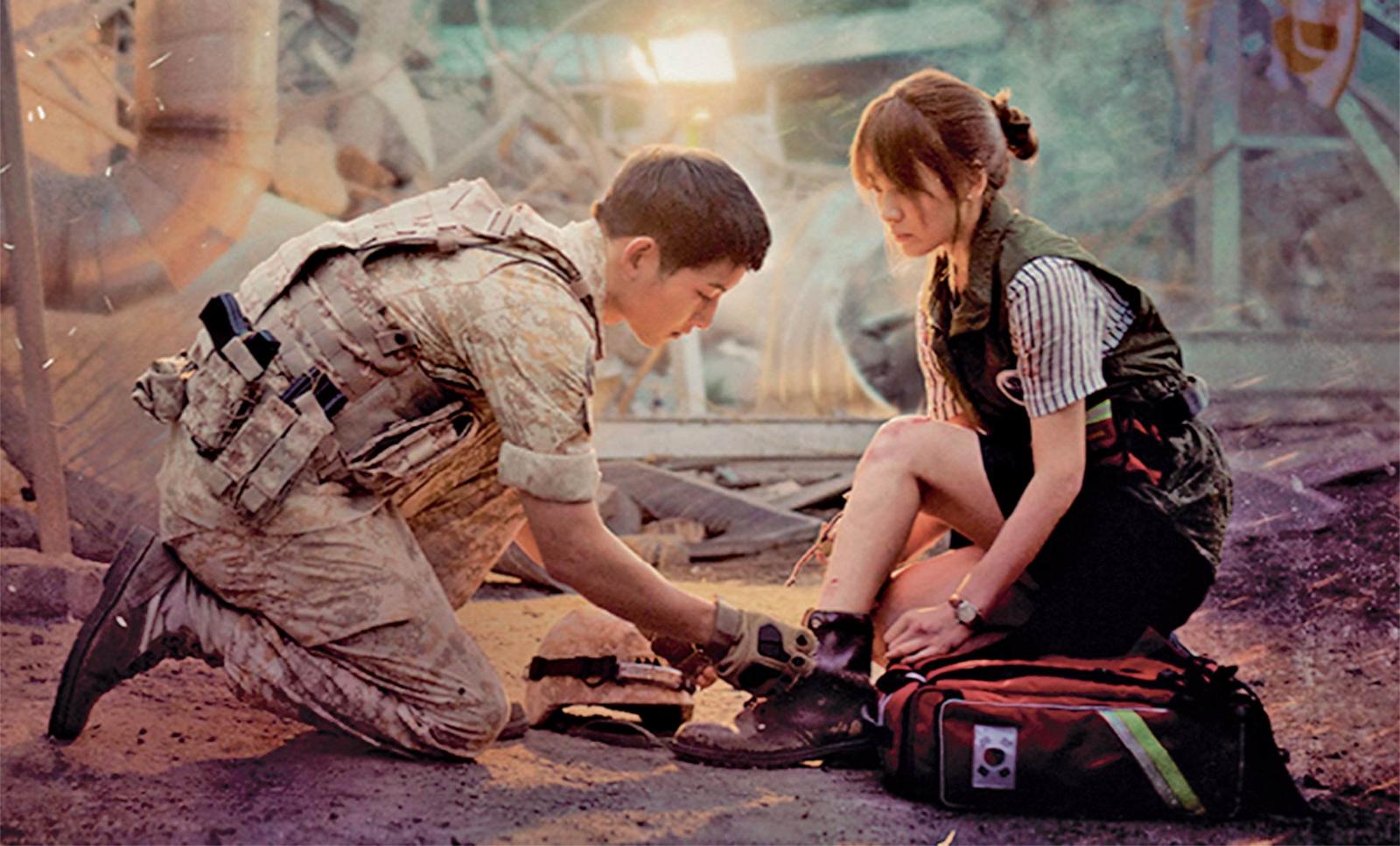 Descendants of the sun: A hit in South Korea when it premiered in April 2016. iQIYI provides it to the Chinese market as part of its premium content for paid subscribers.