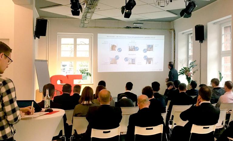 Workshop über Blockchains im Gesundheitswesen im Spielfeld Berlin