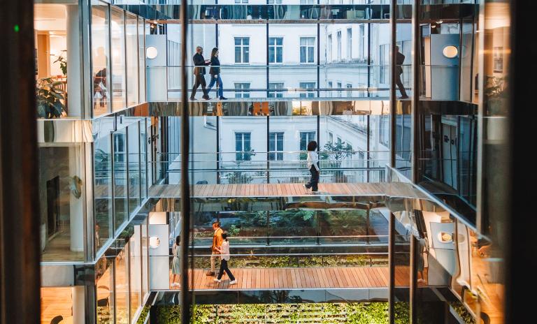 glass office
