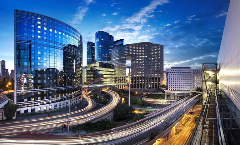 Image of the Frankfurt CBD ( Frankfurt Bankenviertel)
