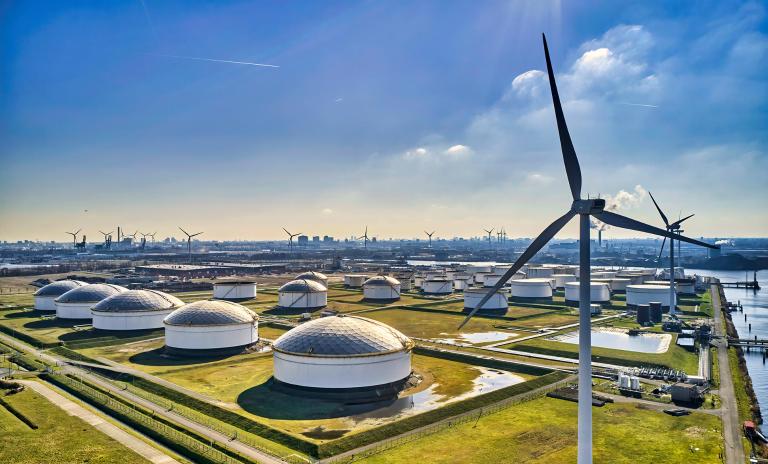 Image of wind energy storage base