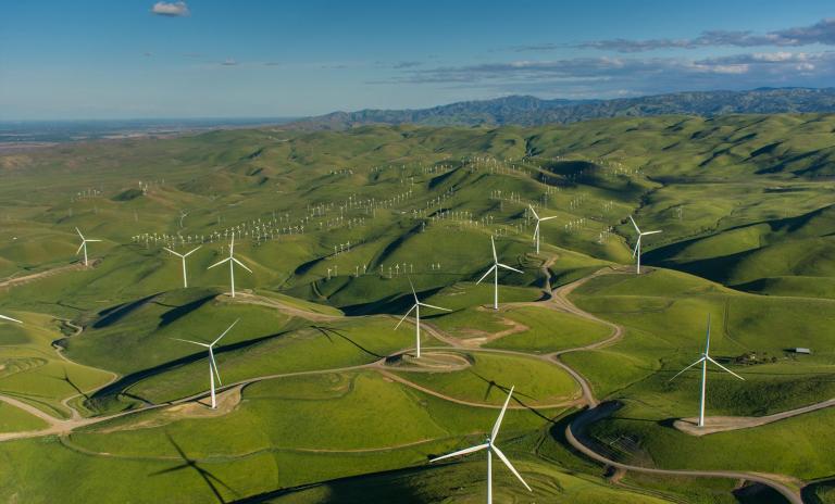 Wind farm in North America