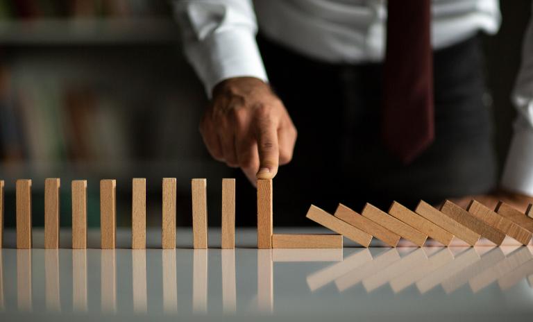 If the current downward trend in the major economies cannot be stopped, the worst-case scenario could be a global recession.