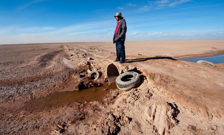 A mouth of mud: After generations of fishing for totoaba, a large sea bass, the activity is now illegal at the mouth of the Colorado River in the upper Gulf of California and the surrounding Colorado River Delta Biosphere Reserve.
