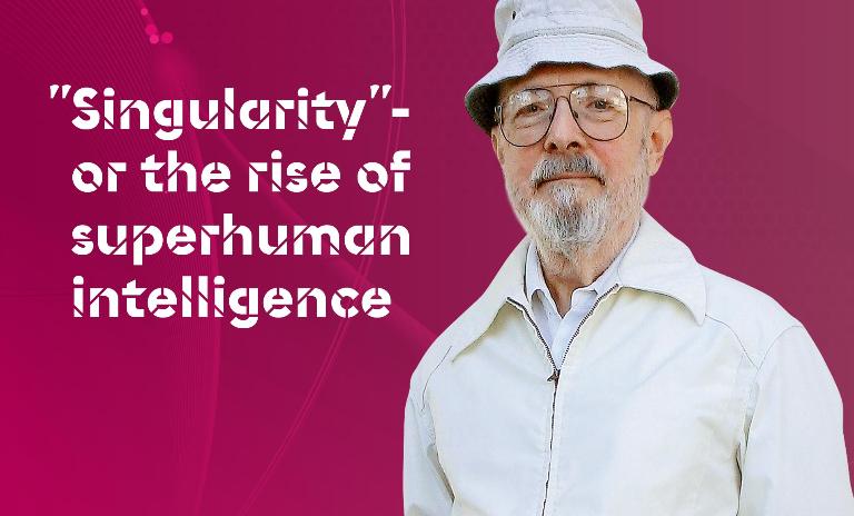 From 1972 to 2000 Vernor Vinge taught mathematics and computer science at San Diego State University. He's been writing science fiction even longer, winning five Hugo Awards along the way.