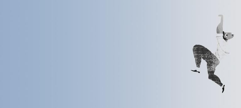 blue background