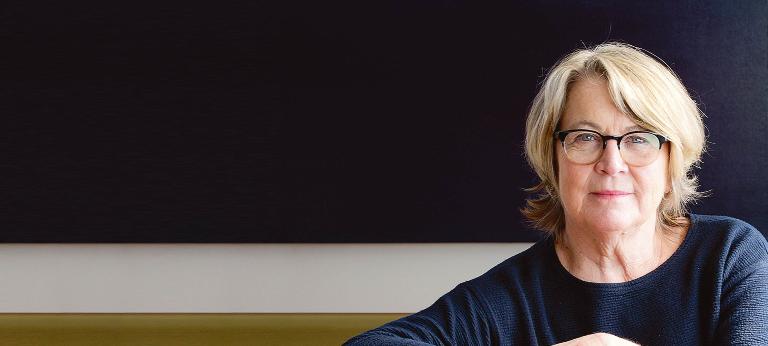 Former Netflix Chief Talent Officer Patty McCord sitting at a table