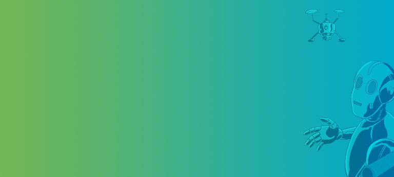 blue background