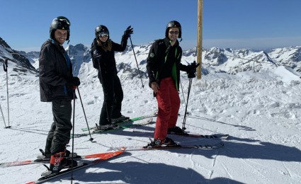 Skiing in the Alps and project work in Morocco