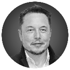 Portrait of Elon Musk