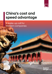 China’s cost and speed advantage