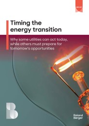 Timing the energy transition