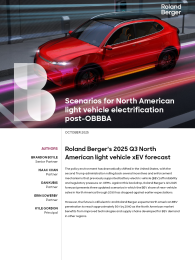 Scenarios for North American light vehicle electrification post-OBBBA