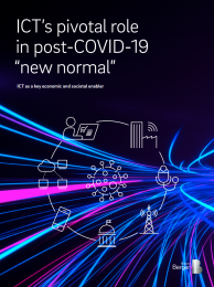 ICT's pivotal role in post-COVID-19 "new normal"